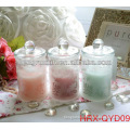 HRX-QYD09 Fashion Shape Scented Soy Wax Candles / glass candle on sale